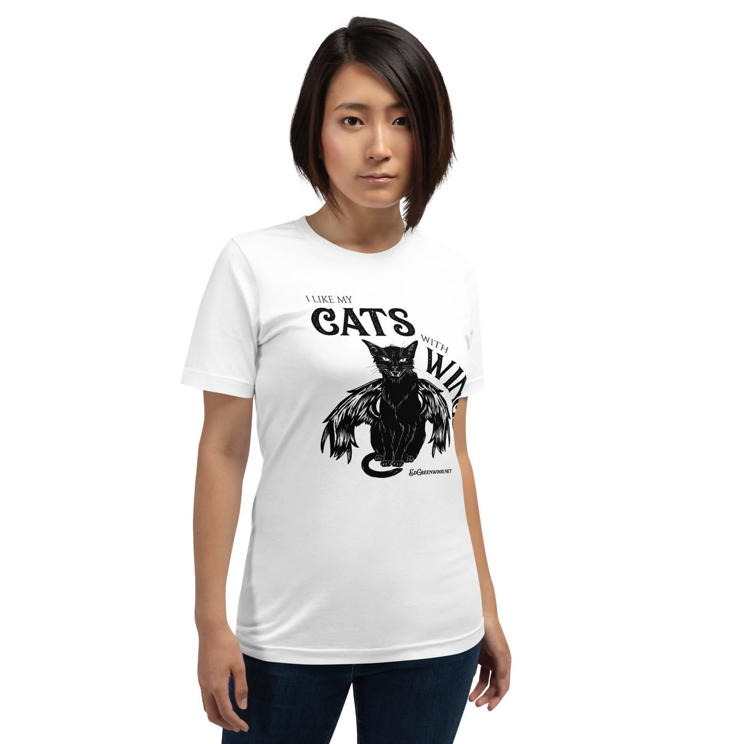 I like my cats with wings! - Unisex Tee